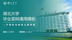 Gradient proaspăt mască Universitatea Hubei absolvire răspuns șablon ppt general