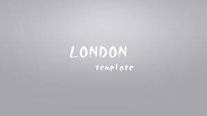 Busana minimalis template ppt umum bisnis gaya Eropa dan Amerika diisi dengan gambar sendiri