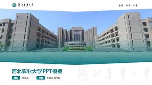 Hebei Ziraat Üniversitesi tez savunması için genel ppt şablonu