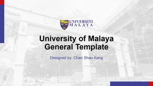 Modèle PPT général de soutenance de thèse de l'Université de Malaisie