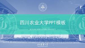 Sichuan Agricultural University modello di difesa tesi generale ppt