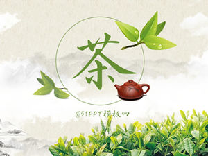 Çay, çay sanatı, çay kültürü teması ppt şablonu