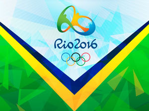 Болеть за олимпийских спортсменов-2016 шаблон п.п. Рио-де-Жанейрские олимпийские игры