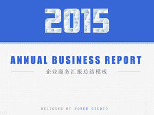 2015企业报告摘要精湛的业务ppt模板