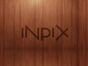 Compania Coreea INPIX frumoasă șablon ppt de fundal din cereale din lemn