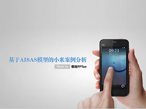Plantilla ppt de análisis de casos de marketing de teléfonos móviles Xiaomi