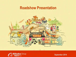 2014 Alibaba IPO roadshow ppt chińska pełna wersja
