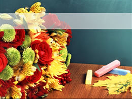 Blumen auf dem Podium - ppt-Vorlage zum Lehrertag 2012