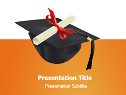 PhD thesis cover ppt template