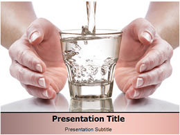 Water conservation public welfare ppt template