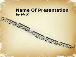 Two sets of music theme ppt templates