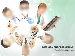 Foreign exquisite hospital medicine and health ppt template
