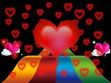 Cinta Template Slideshow Hari Valentine dengan Latar Belakang Cinta Dinamis