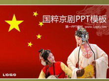 Templat PowerPoint Opera Beijing intisari nasional Cina