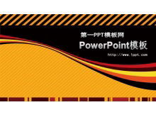 黑色和橙色的藝術設計PowerPoint模板