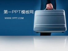 Download de modelo PPT de fundo de bagagem empresarial