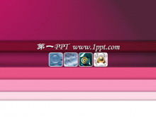 Download del modello PPT classico del modello di stoffa rosa