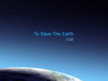 地球の絶妙な保護PPTテンプレートのダウンロード