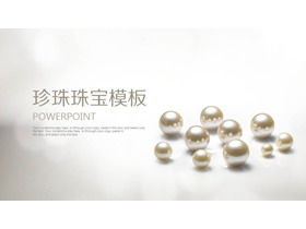 Șablon tematic elegant pentru bijuterii de perle de fundal