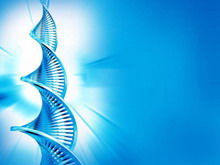 Download do modelo de PPT médico de fundo de DNA azul