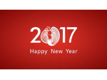 26可编辑矢量2017农历新年新年PPT素材
