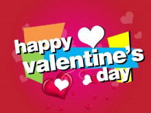 Unduhan animasi PPT kartu ucapan musik Hari Valentine yang sangat baik