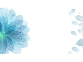 Синие красивые лепестки цветов РРТ фоновое изображение