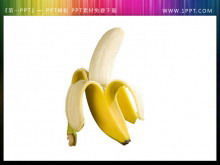 Transparent background banana PPT vignette material download grátis