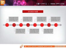أحمر مسطح عملي مخطط تنزيل PPT