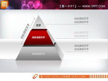3D-Pyramide PowerPoint-Diagrammvorlage herunterladen