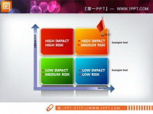 Template PPT seri grafik analisis SWOT perusahaan