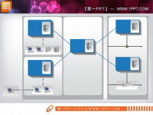 Integracja systemu IT układ sieciowy materiał schematu architektury PPT