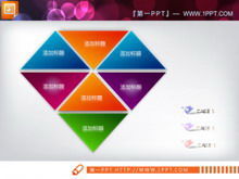 Struktura diamentowa Materiał schematu organizacyjnego PPT