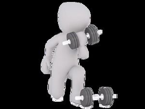 3D小人健身高清免抠图（9张）