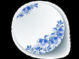Elementi di porcellana blu e bianca Immagini di materiale png HD in stile cinese (13 foto)