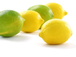 Лимонный HD изображение ppt дизайн материала