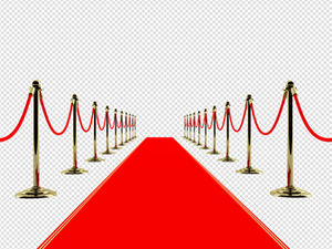紅地毯，紅台階，紅頭巾，適合剪彩和開業慶典ppt素材
