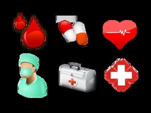 Download do pacote de 200 ícones png médicos e de saúde