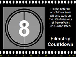 8 second countdown to the movie's start
