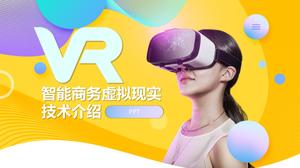 Modello ppt per l'introduzione della tecnologia del prodotto VR