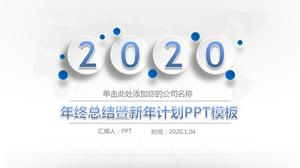 Modelo de ppt de resumo de final de ano de microssoma azul 2021