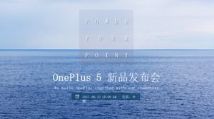 Modelo de ppt de lançamento de novo produto para celular OnePlus5
