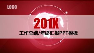Template PPT Laporan Akhir Tahun Merah China 201X