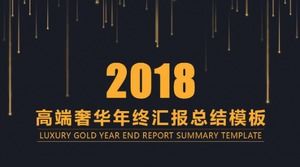 High-enHigh-end atmosphere black year-end work summary business report ppt templated atmosphere black year-end work summary business report ppt template
