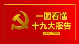 Uma imagem para entender a interpretação da política do modelo de ppt do 19º Congresso Nacional do PCC