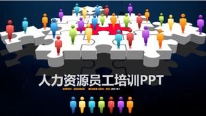 Template PPT pelatihan karyawan sumber daya manusia yang praktis dan sederhana