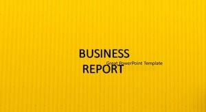 Șablon ppt de raport de afaceri galben simplu