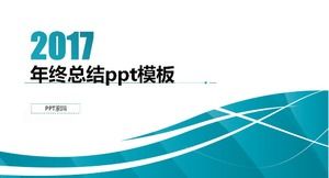 PPT-Vorlage für die Zusammenfassung zum Jahresende 2017