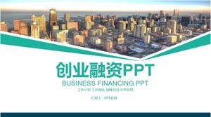 Orzeźwiający i zwięzły szablon planu finansowania biznesu ppt