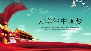 Üniversite öğrencileri için Çin rüyası ppt eğitim yazılımı
